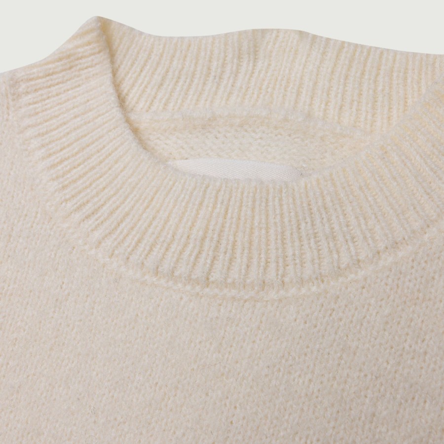 Honor The Gift | Kids Crew Sweater - Bone