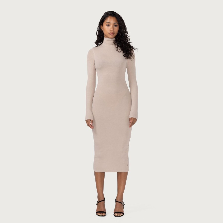 Honor The Gift | Womens L/S Cutout Dress - Clay