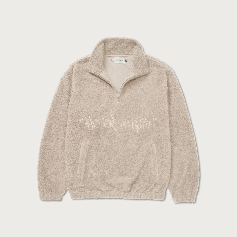 Honor The Gift | Script Sherpa Pullover - Bone