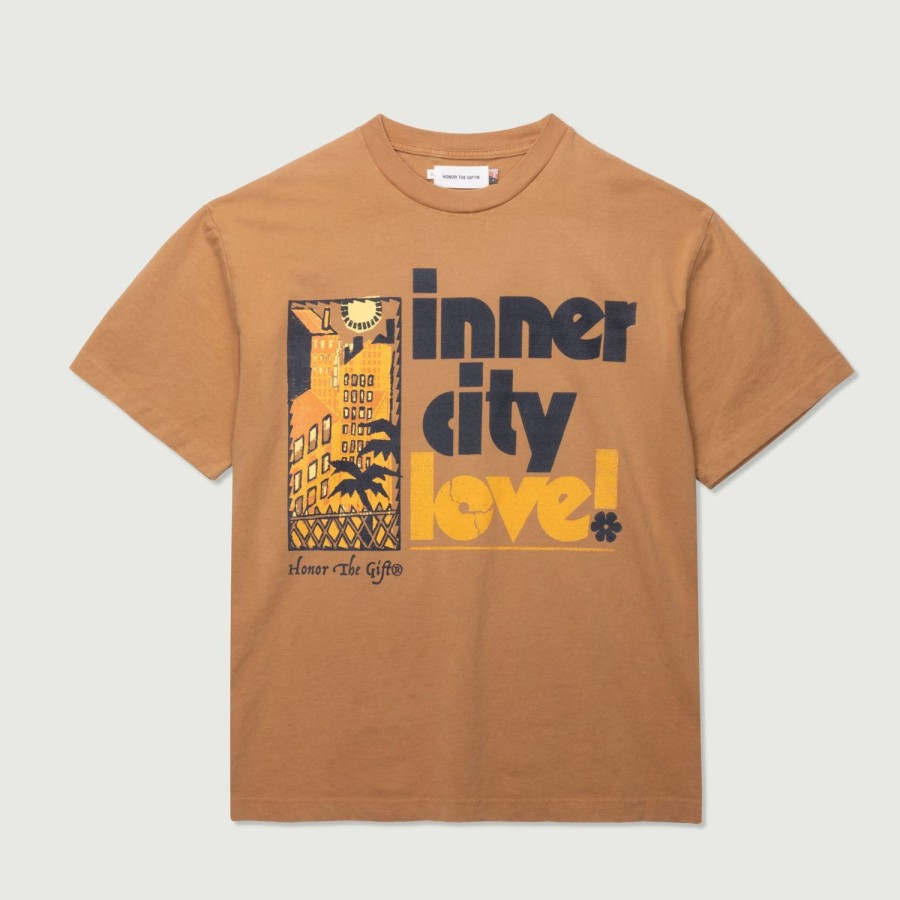 Honor The Gift | Inner City Love 2.0 T-Shirt - Brown