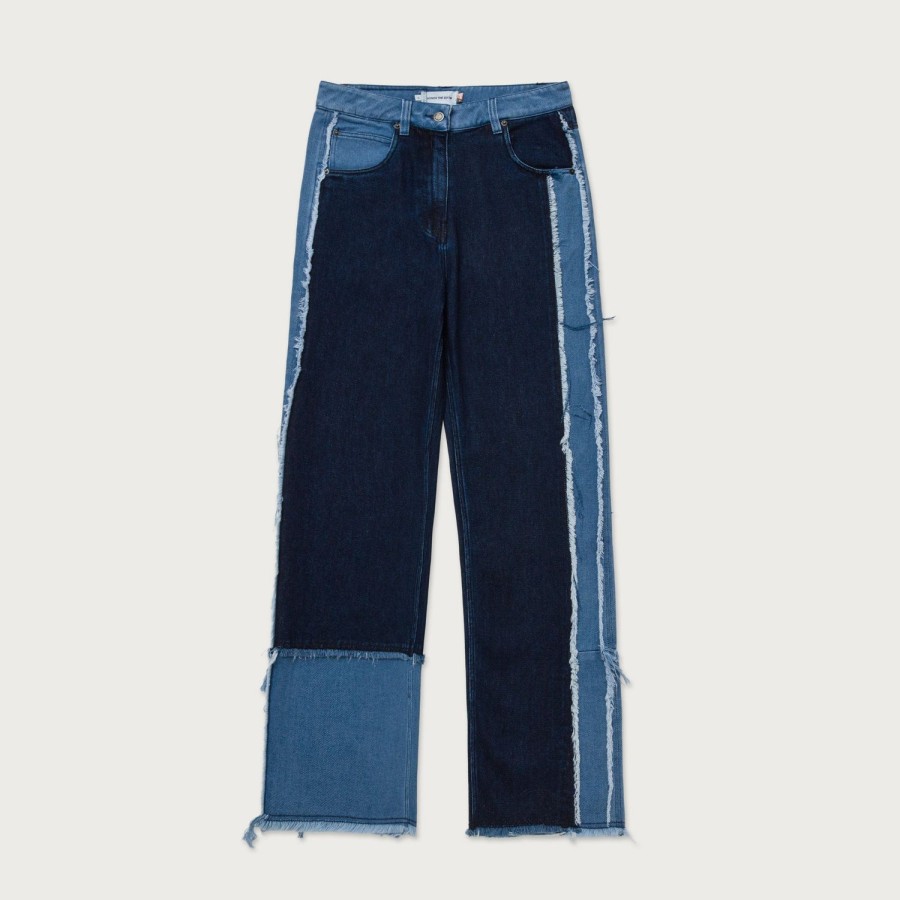 Honor The Gift | Womens Twill Utility Cargo Pant - Indigo