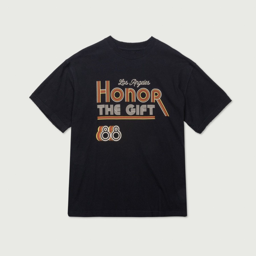 Honor The Gift | Retro Honor T-Shirt - Black