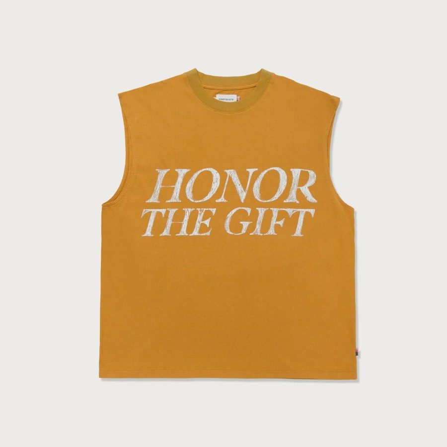 Honor The Gift | Honor Muscle Tee - Mustard