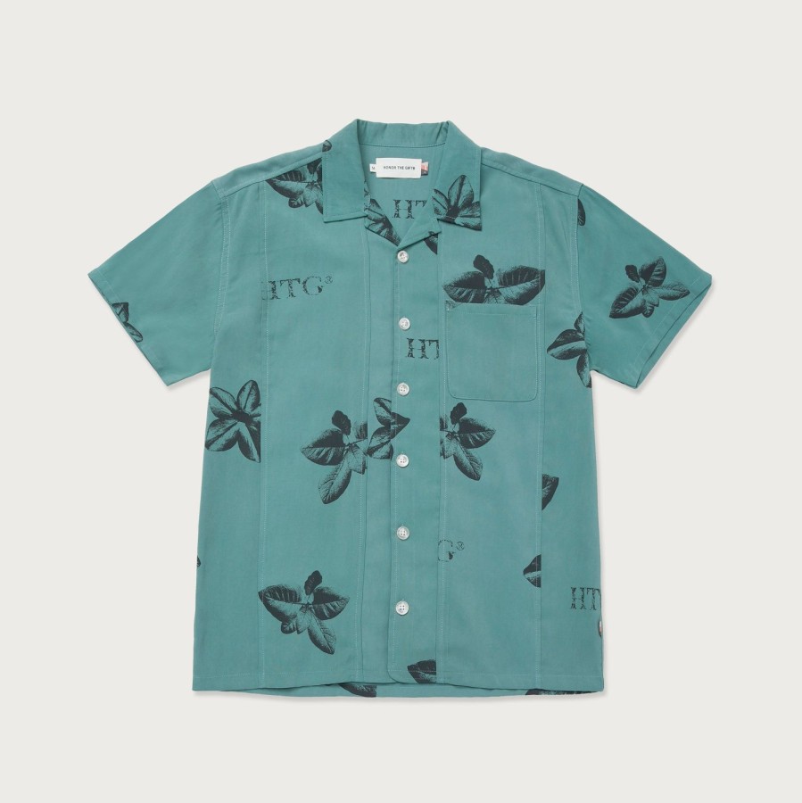 Honor The Gift | S/S Tobacco Woven Shirt - Teal