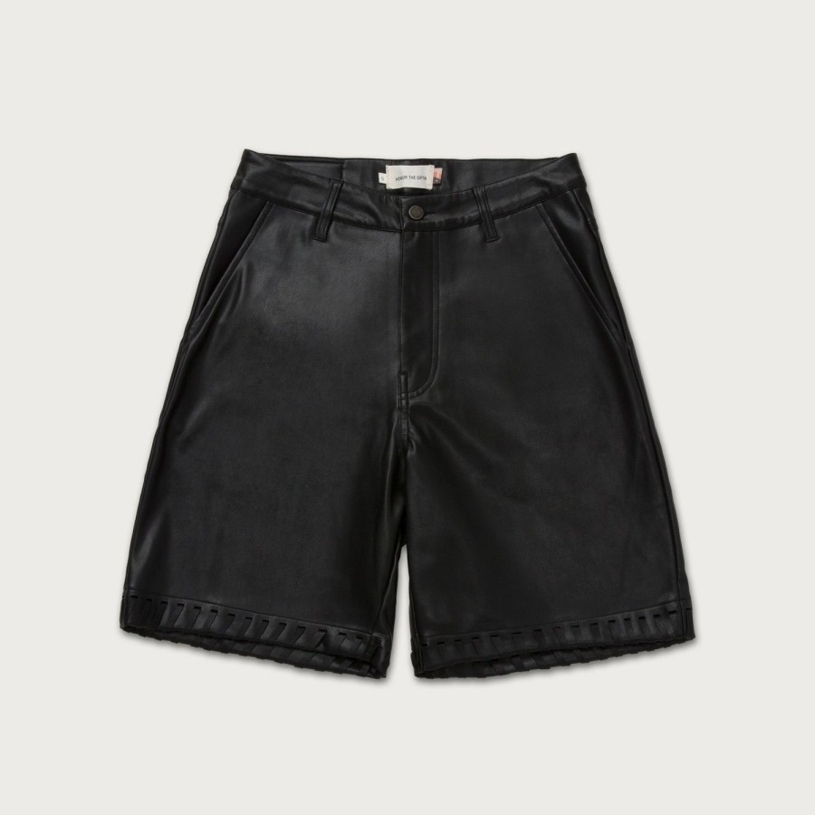 Honor The Gift | Womens Vegan Leather Short - Black