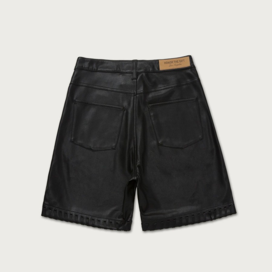 Honor The Gift | Womens Vegan Leather Short - Black