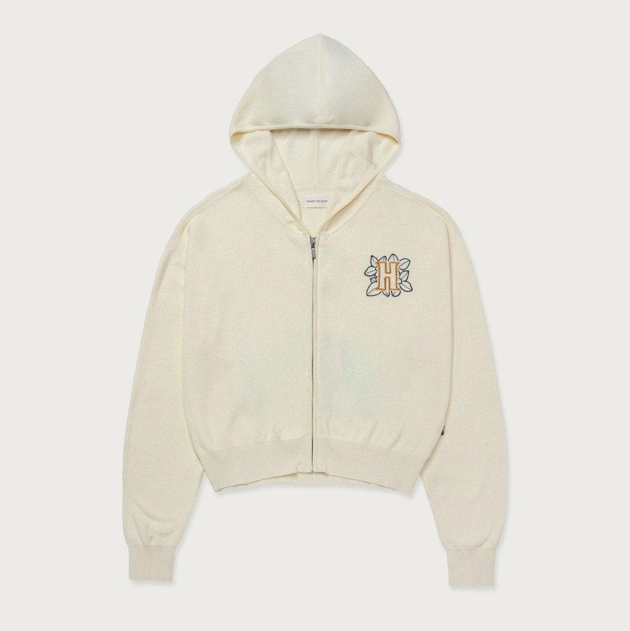 Honor The Gift | Womens Htg® Jacquard Full Zip Hoodie - Cream