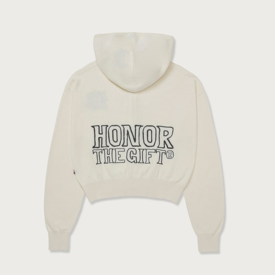 Honor The Gift | Womens Htg® Jacquard Full Zip Hoodie - Cream