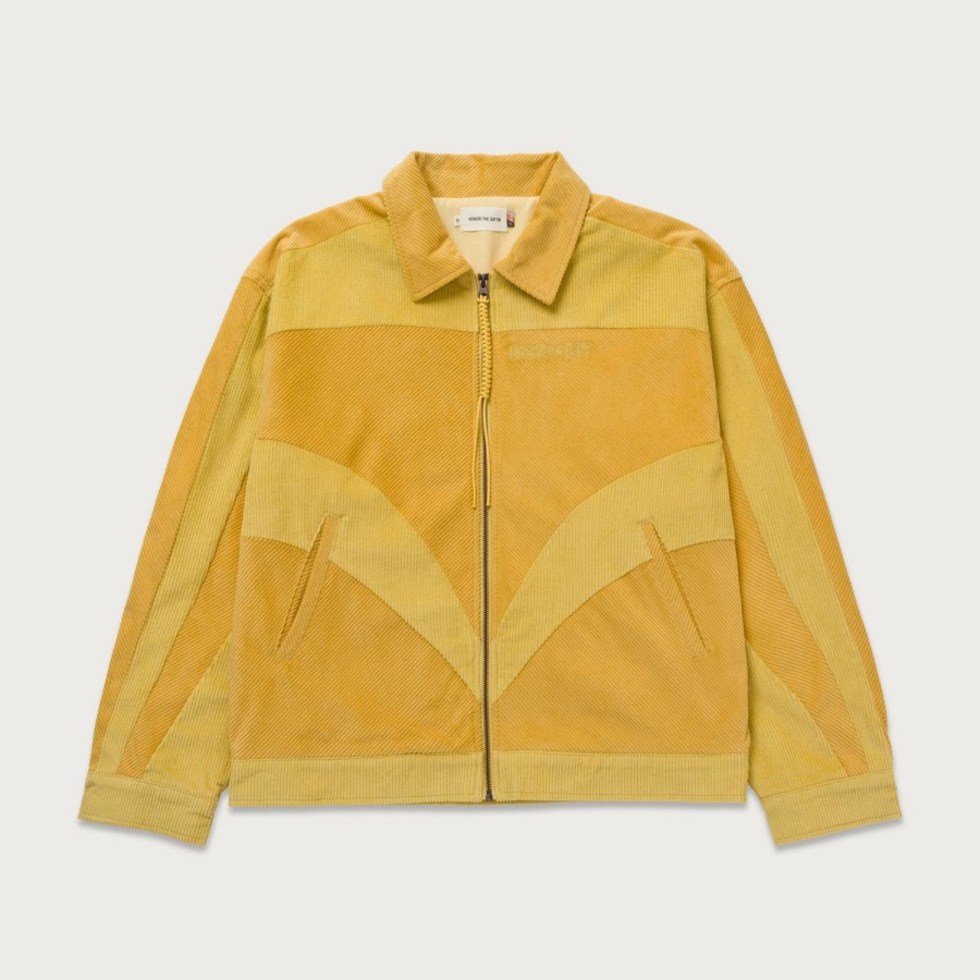 Honor The Gift | Corduroy Zip Jacket - Yellow