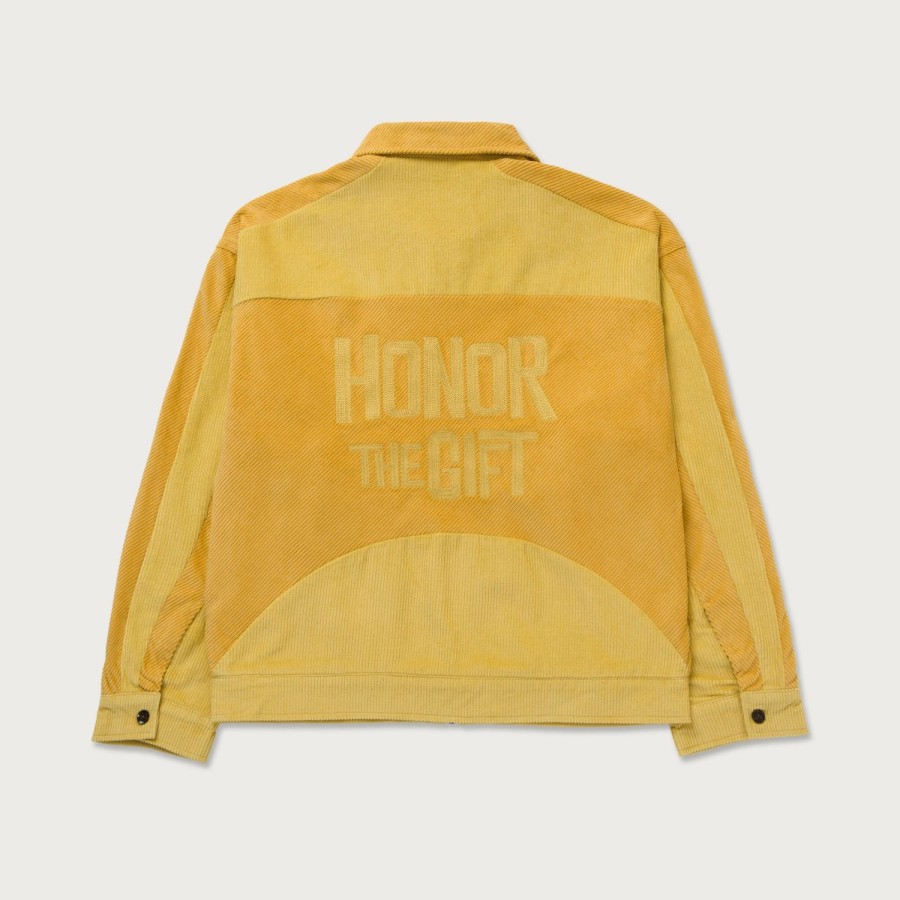 Honor The Gift | Corduroy Zip Jacket - Yellow