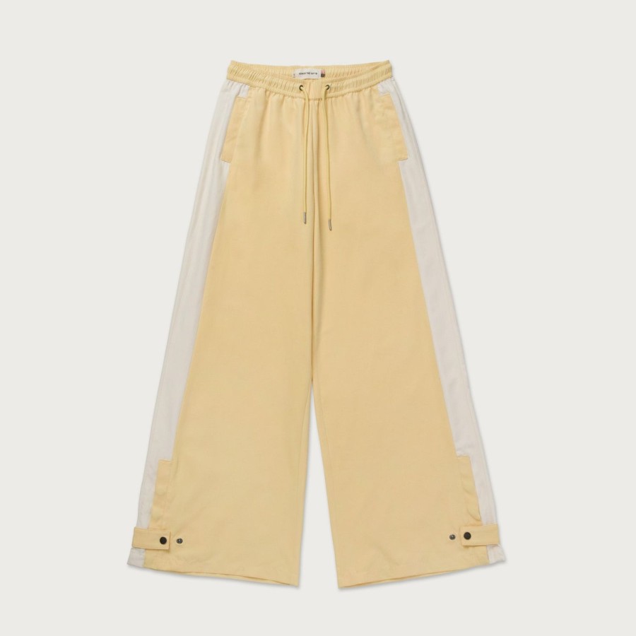 Honor The Gift | Womens Wide Leg Track Pant - Yellow