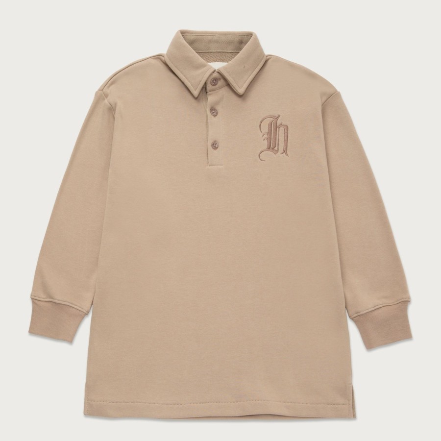 Honor The Gift | Kids L/S Pique Polo - Sand