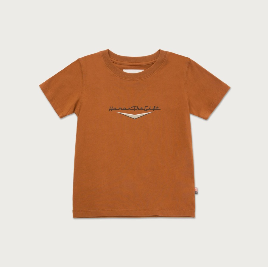 Honor The Gift | Kids Home Is Where T-Shirt - Brown