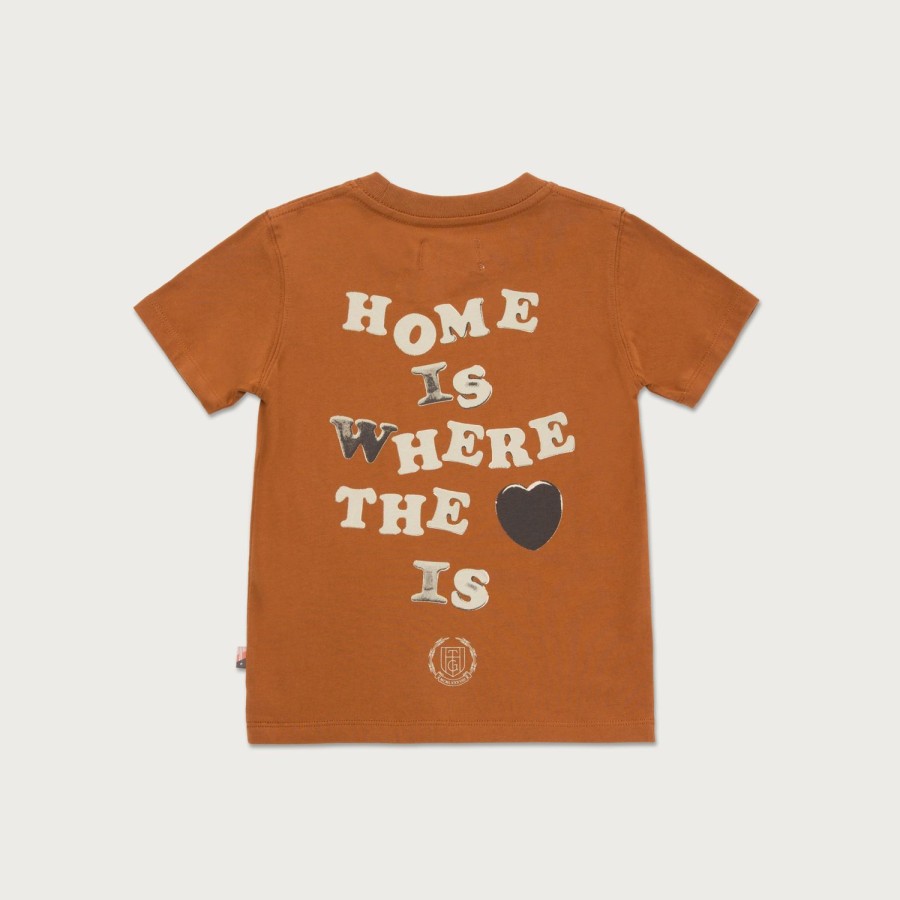 Honor The Gift | Kids Home Is Where T-Shirt - Brown