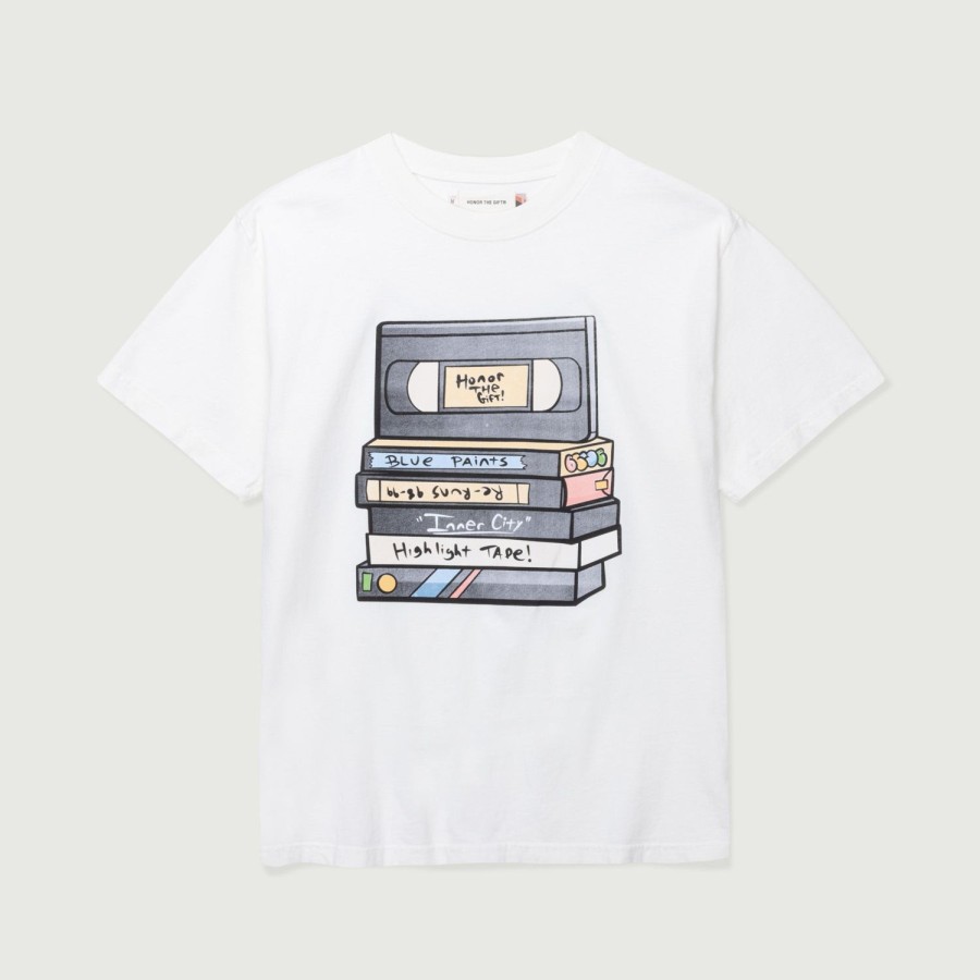 Honor The Gift | Htg® Vhs T-Shirt - Off White