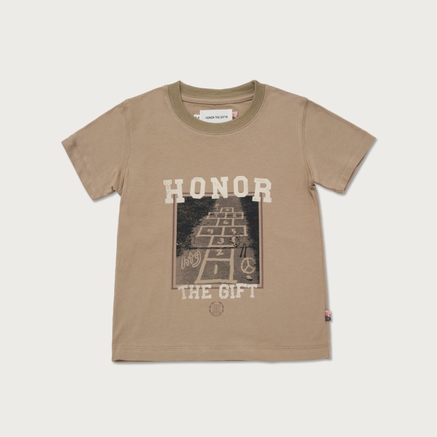 Honor The Gift | Kids Hop Scotch T-Shirt - Sand