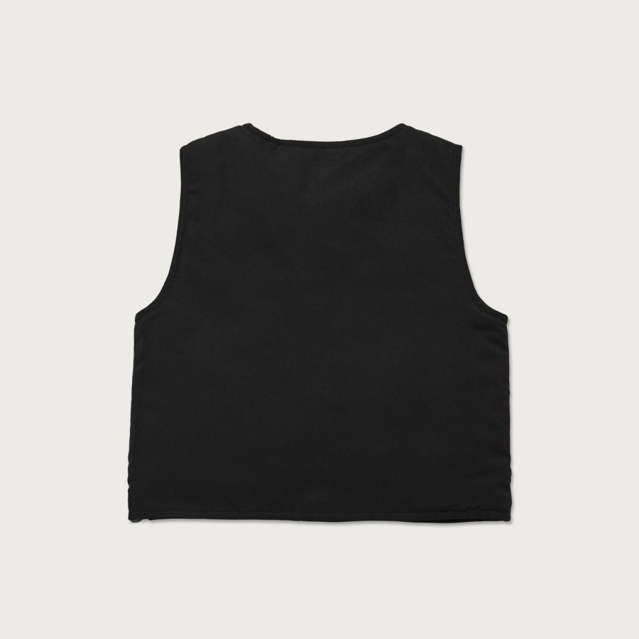 Honor The Gift | Kids Nylon Bubble Vest - Black