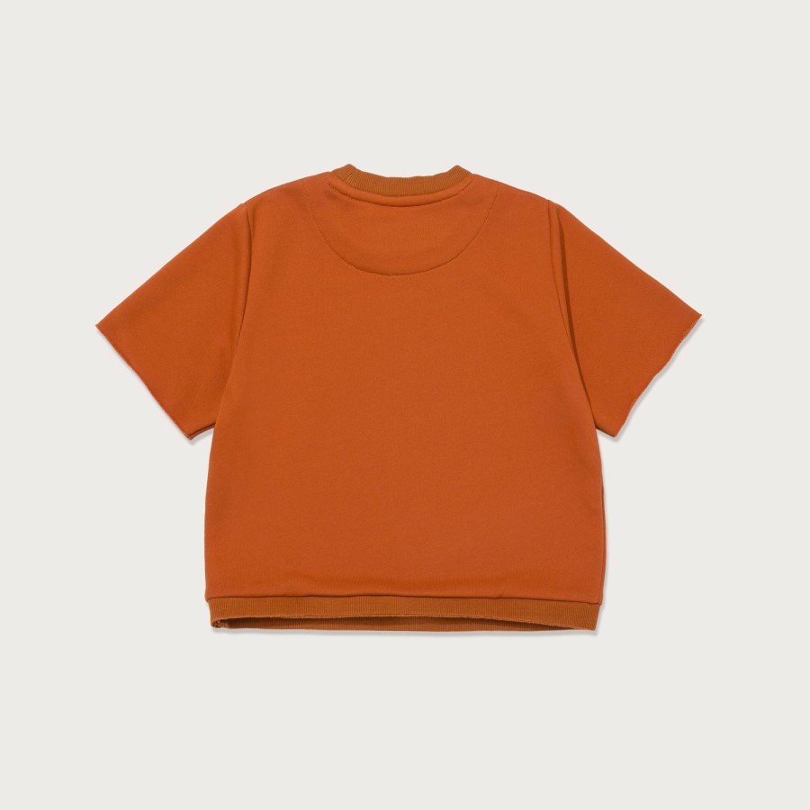 Honor The Gift | Kids Floral Ss Crewneck - Rust