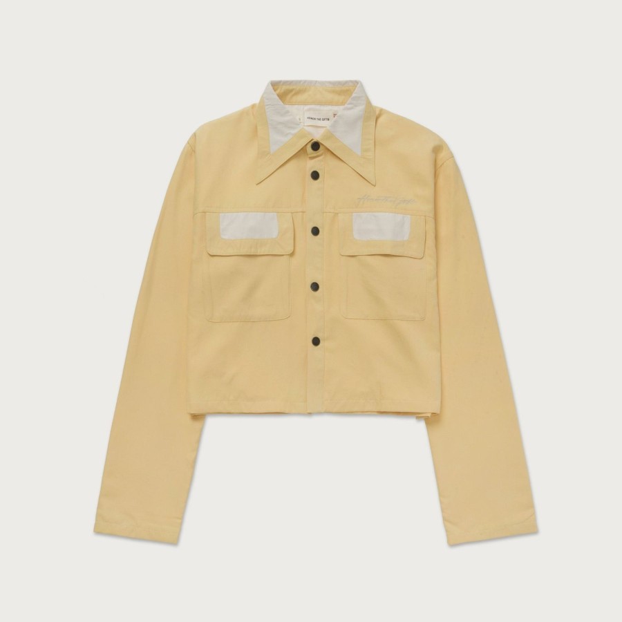 Honor The Gift | Womens Retro Jacket - Yellow