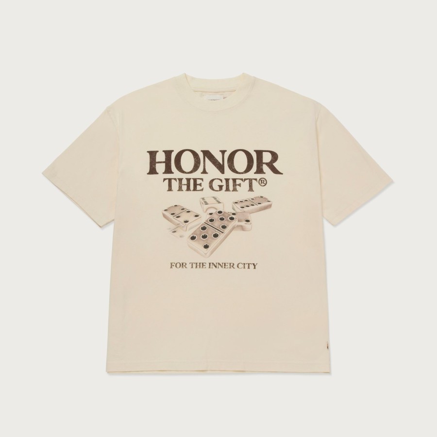 Honor The Gift | Dominos T-Shirt - Bone