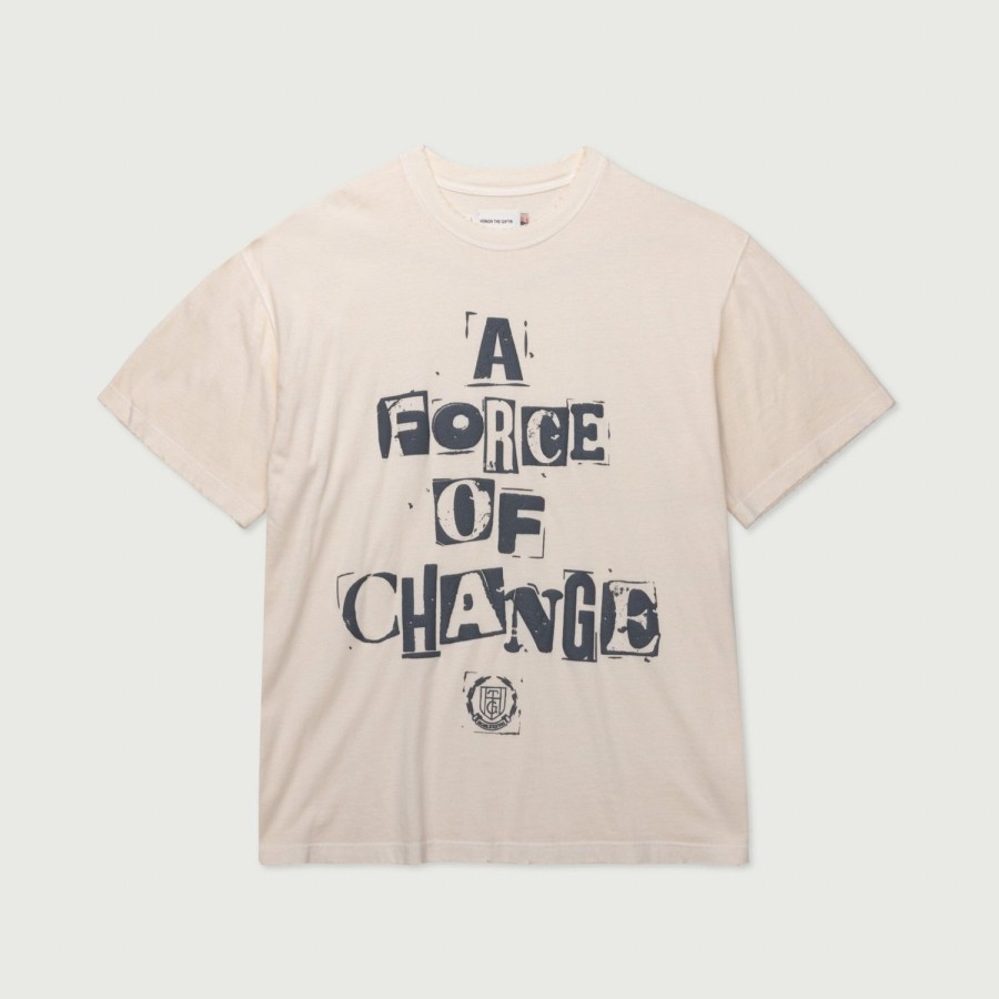 Honor The Gift | A Force Of Change T-Shirt - Bone