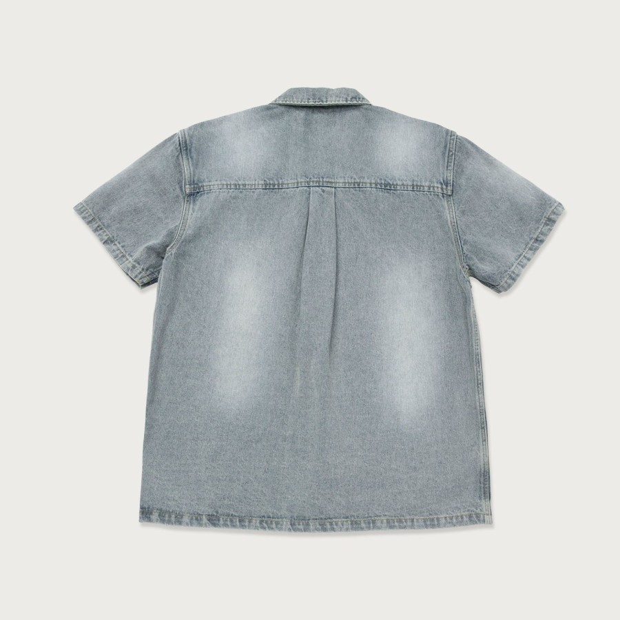 Honor The Gift | S/S Denim Woven Shirt - Indigo