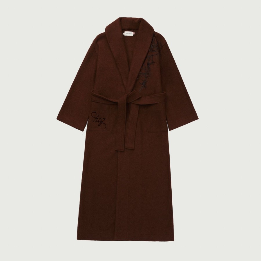 Honor The Gift | Womens Robe Coat - Brown