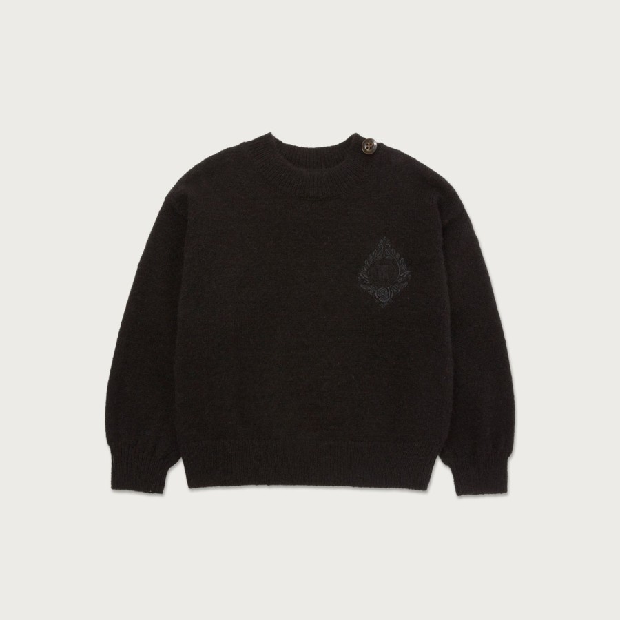 Honor The Gift | Kids Crew Sweater - Black