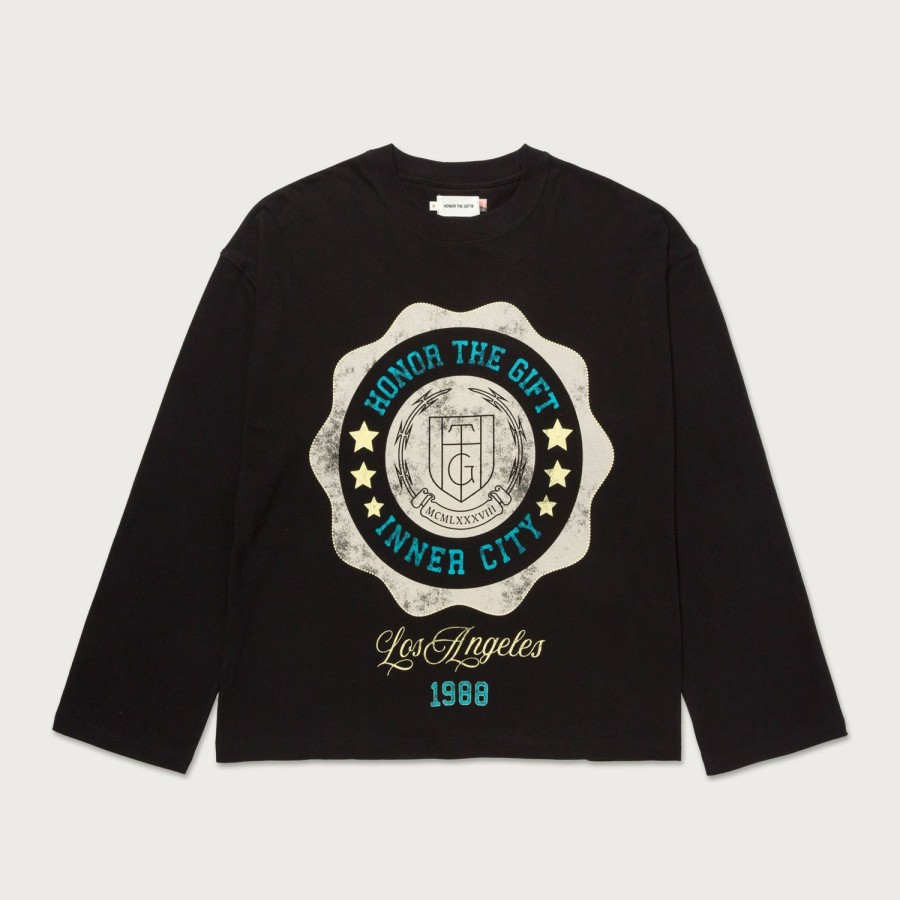 Honor The Gift | Htg® Seal Logo L/S T-Shirt - Black